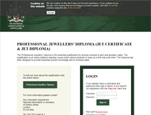 Tablet Screenshot of jewellers-trainingonline.org